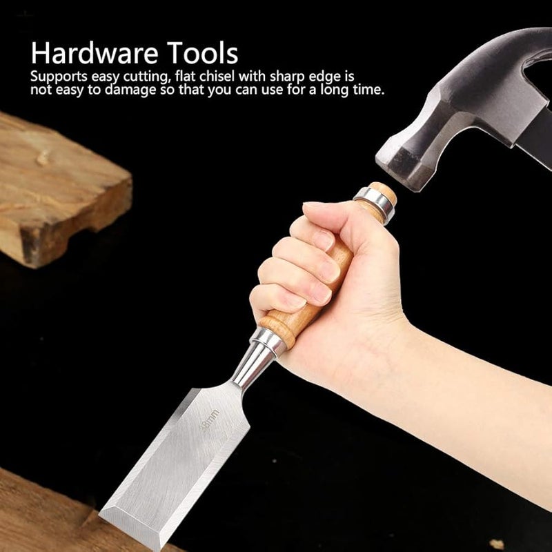 أداة إزميل الخشب المسطحة من سبائك الصلب للقطع والحفر والثقب في النجارة - Image 5