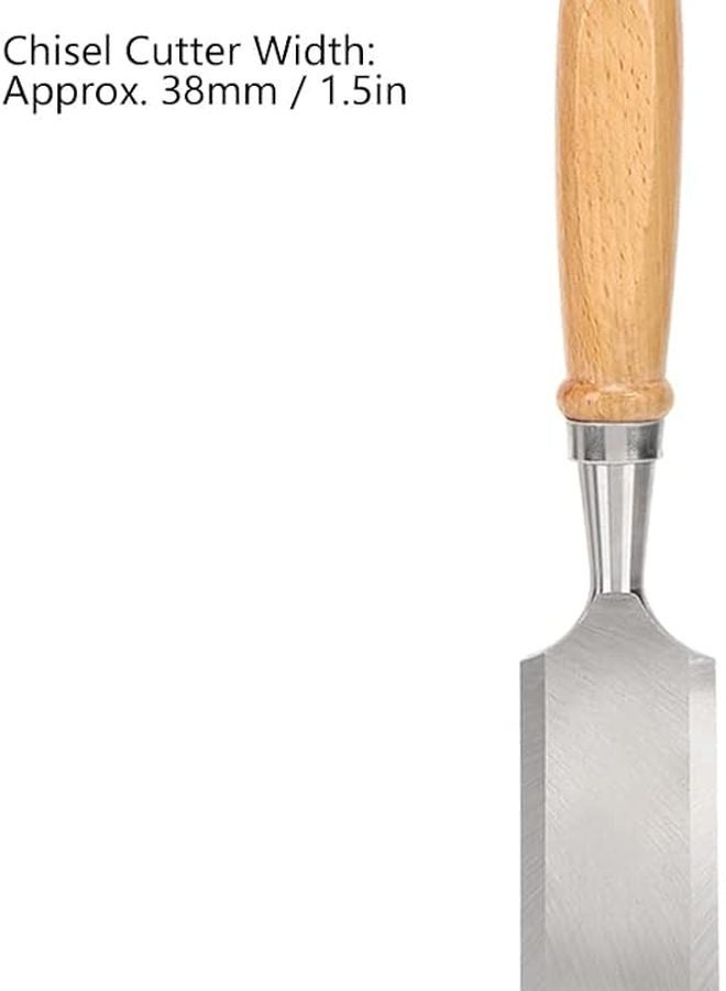 أداة إزميل الخشب المسطحة من سبائك الصلب للقطع والحفر والثقب في النجارة - Image 3