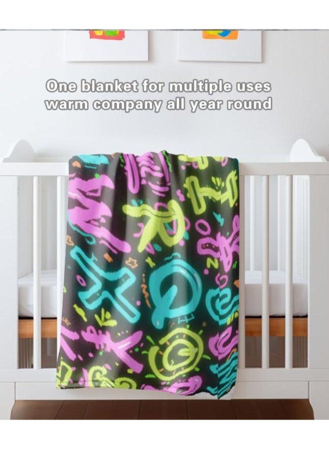 عام بطانية رقيقة من الفانيلا الكرتونية للأطفال والرضع (دافئة ومريحة، ومناسبة للنوم والألعاب) 70 سم * 100 سم - Image 2