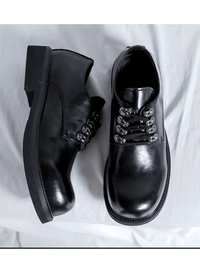 Warrior - Versatile Retro Casual Leather Shoes - Image 1