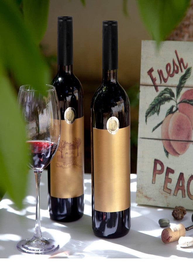 TOYANDONA 100-Pack Black PVC Heat Shrink Capsules for Wine Bottles - Perfect for Wine Cellars, Home Use, and Preservation - Image 4