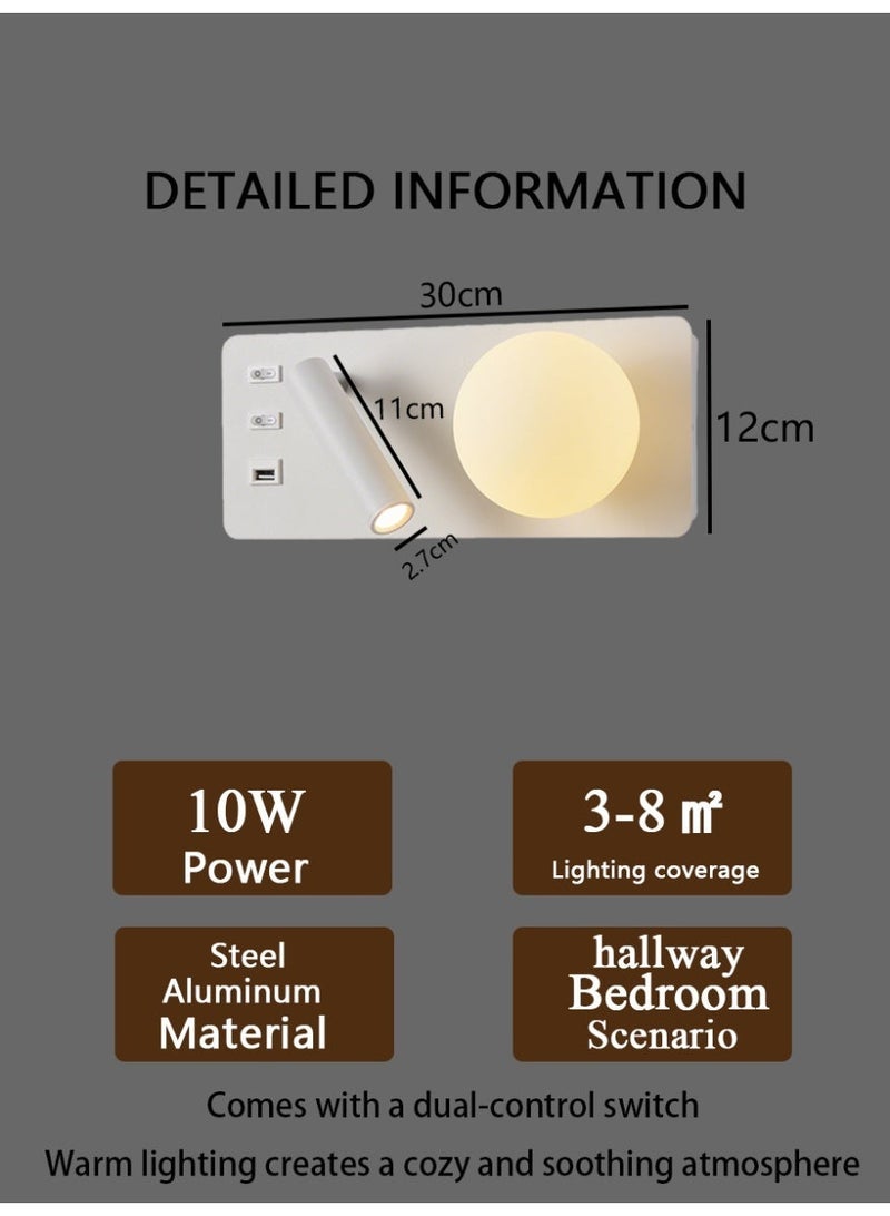 Modern Multifunctional Dual-Light Source Wall Sconce - Image 2