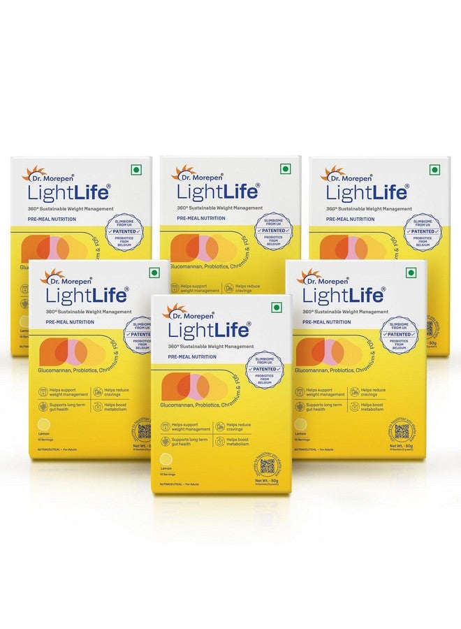 Dr. Morepen مزيج التغذية قبل الوجبة من د. مورن | يتحكم في الشهية ويقلل الرغبة | للرجال والنساء | 60 كيس | نكهات الليمون - Image 1