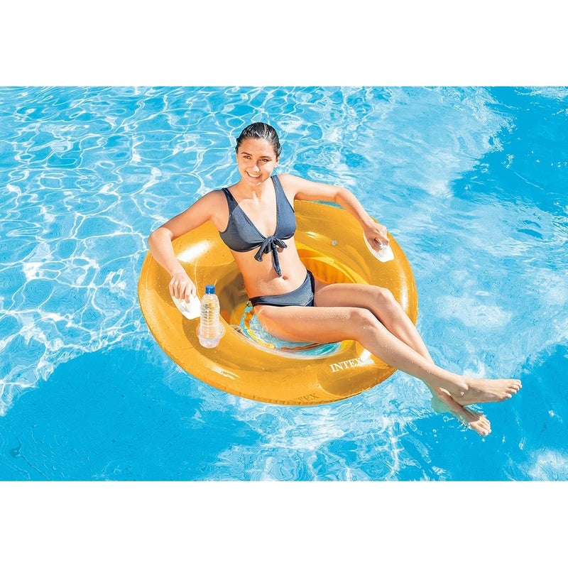 Intex - Sit 'N Lounge Tube Multicolor 119x119 cm - 58883EP - Image 4