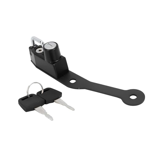 Acouto Helmet Lock Aluminium Alloy Motorcycle Helmet Lock Mount Hook Keys Locking Kit Fit for MT-07 FZ-07 2014-2017/FJ-07 2014-2016 - Image 1