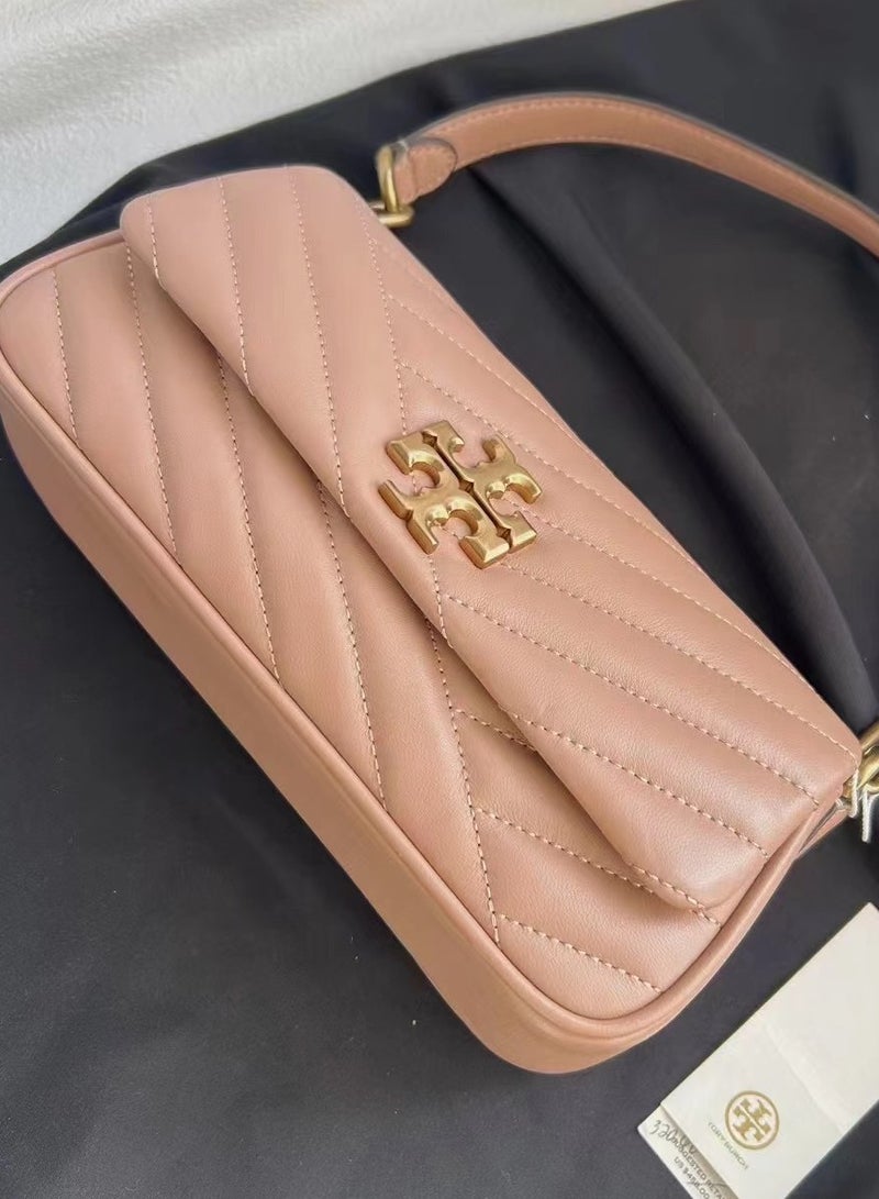 Burch Baguette bag embroidered rhombus underarm bag portable crossbody fashion shoulder bag women versatile 24*6*12CM - Image 4