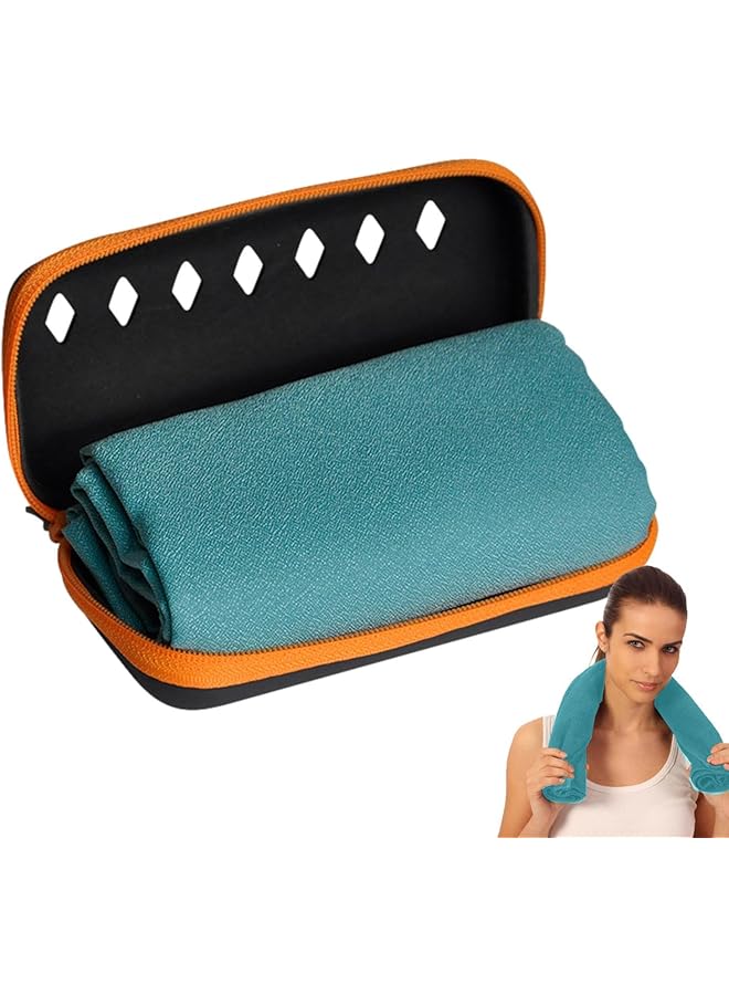 Oasisgalore Camping Towels Super Absorbent Fast Drying Microfiber Towel for Swimming Beach Quick Dry Ultra Soft Compact Gym Towel  - Image 3