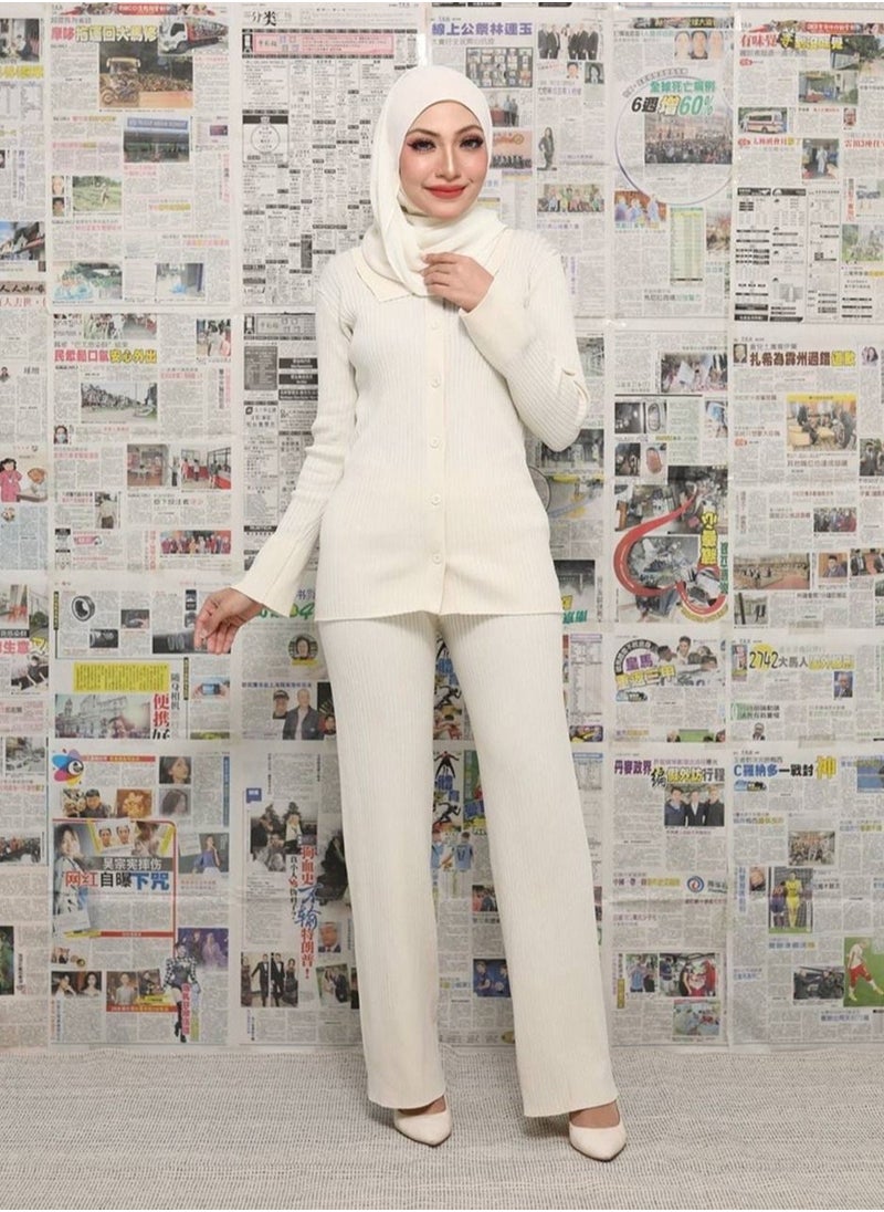 Loquat Women's solid color fashion Set 