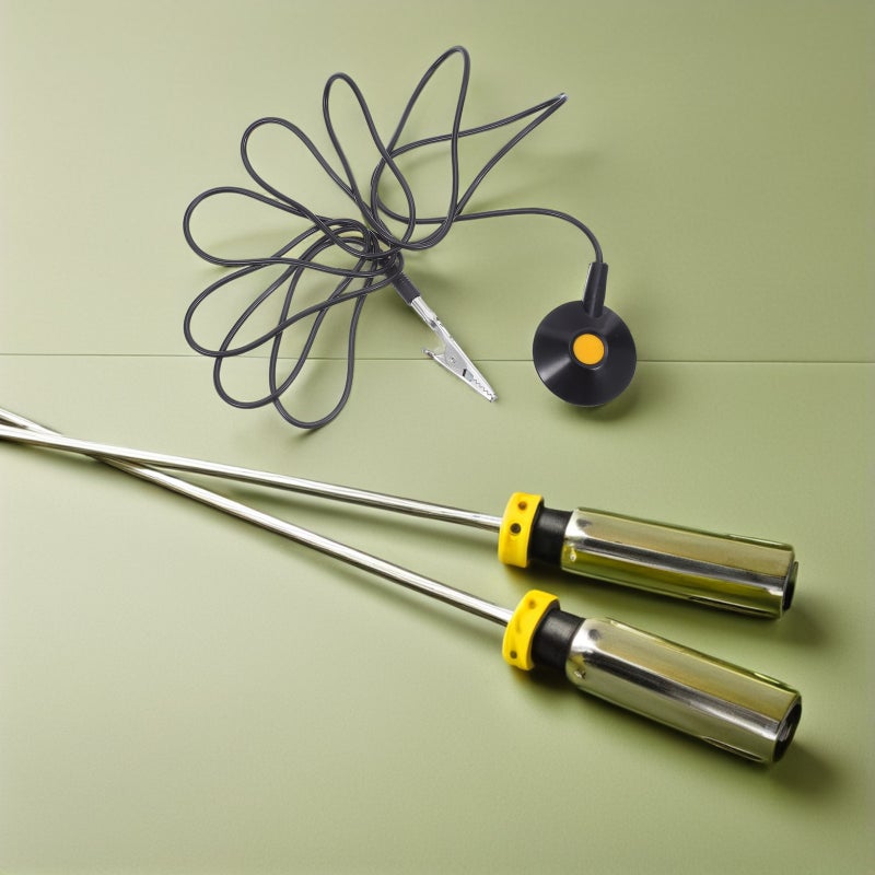 2pcs Esd Grounding Cable: Anti-Static Grounding Cable With Cup Clip - 1.8m Ground Wire Device Connection Industrial Use - Image 5