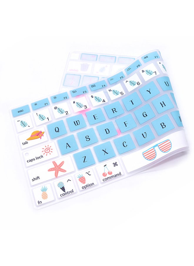 Generic - For Apple Lenovo 13pro 15touch Custom HP Color Millet Painted Keyboard Protective Film-Color:CH-243(Good Luck)-Dimensions:Huawei Glory 14/Keyboard Without Camera Hole - Image 1