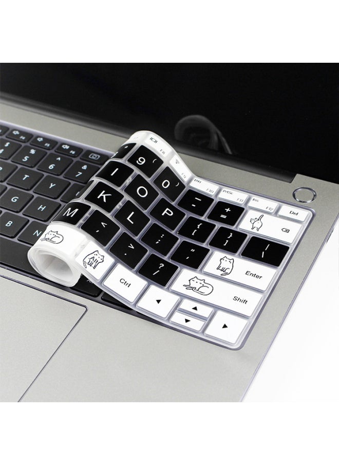 Generic - For Apple Lenovo 13pro 15touch Custom HP Color Millet Painted Keyboard Protective Film-Color:CH-243(Good Luck)-Dimensions:Huawei Glory 14/Keyboard Without Camera Hole - Image 1