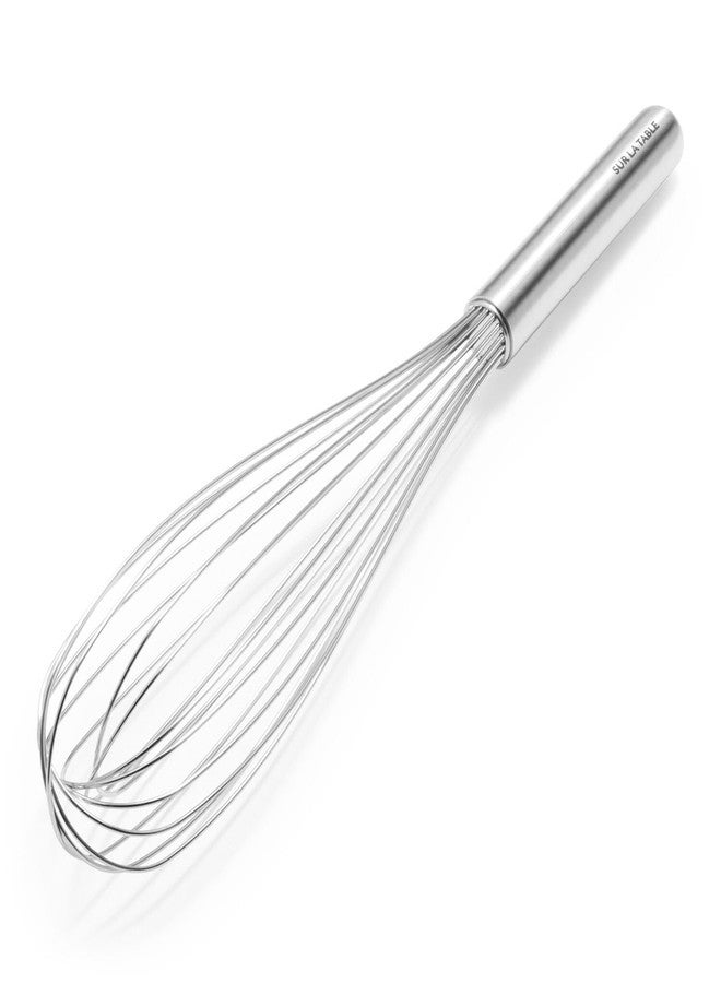 Sur La Table Stainless Steel French Whisk, 12", Silver - Image 1