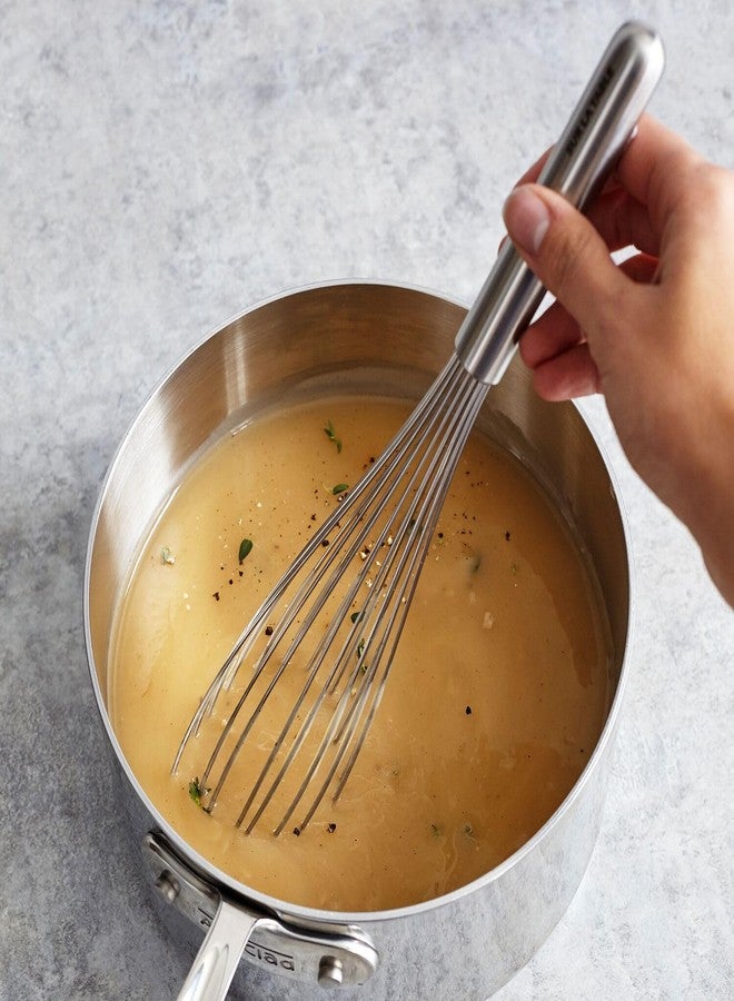 Sur La Table Stainless Steel French Whisk, 12", Silver - Image 4