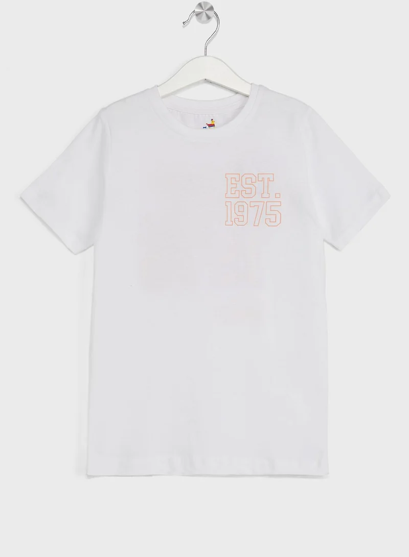 بنياتا Boys Pack Of 2 Printed T-Shirt Set