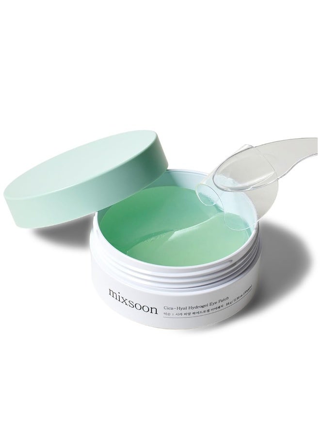 mixsoon CicaHyal Eye Patch 84 g 296 oz 30 pairs Korean Glass Skin Care Under Patch Hydrating Radiance Easy Patch fore Korean Glass SKin Care - Image 2
