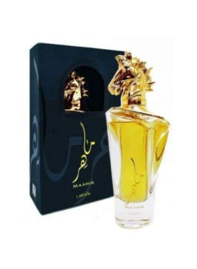 لطافة Lattafa eau de parfum maahir gold edition unisex 100ml - Image 2