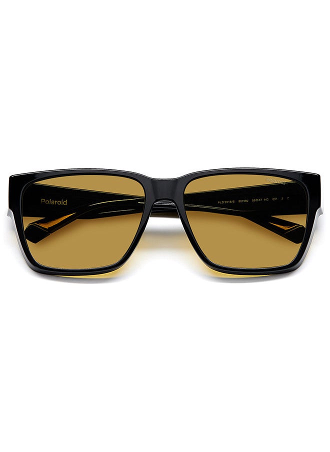 Polaroid - Unisex UV Protection Square Sunglasses - Pld 9018/S Black 59 - Lens Size 59 Mm - Image 1
