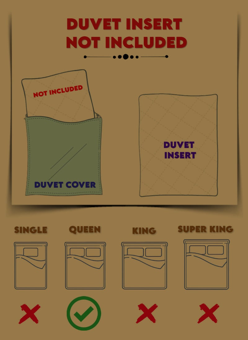 Blueberry - 6 Pieces Queen Size Duvet Cover Set with Fitted sheet and Pillowcases - Image 1