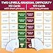 QUOKKA Elderly Memory Games for Seniors 202 Cards for Alzheimers or Dementia Activities Expression Brain Card Games for Seniors with Dementia 2 Levels Visual Clues Premium Gift Box - Image 4