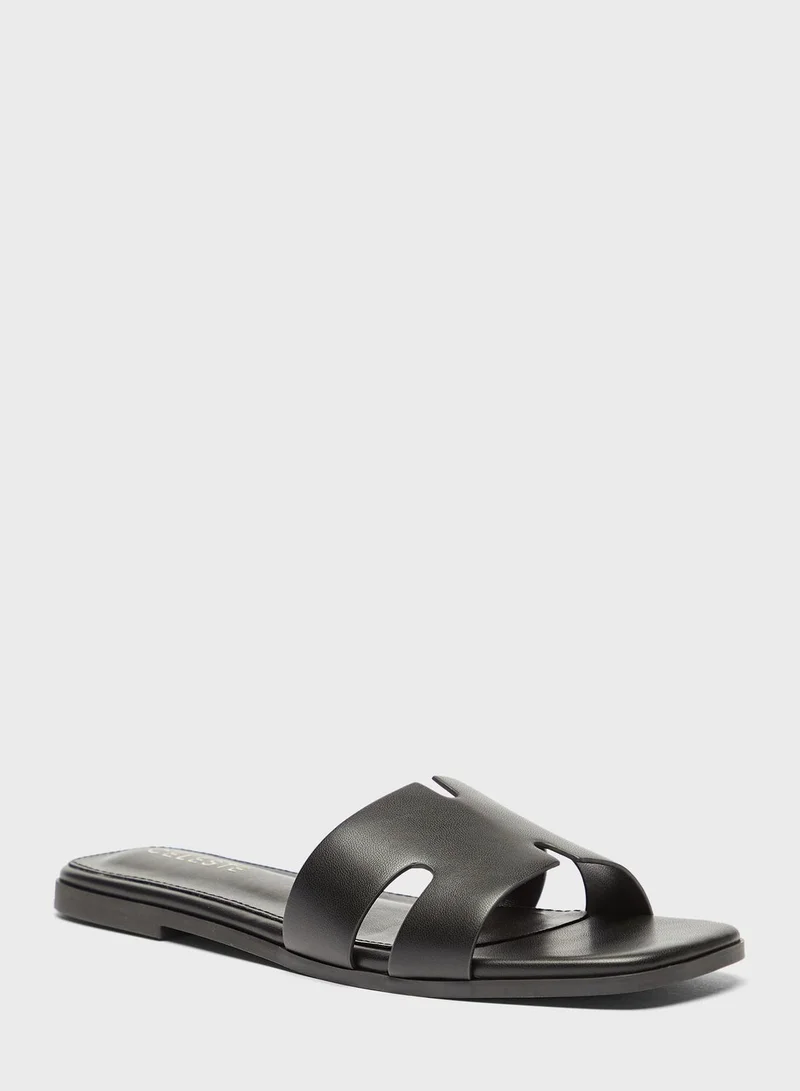 Celeste Single Strap Flat Sandals