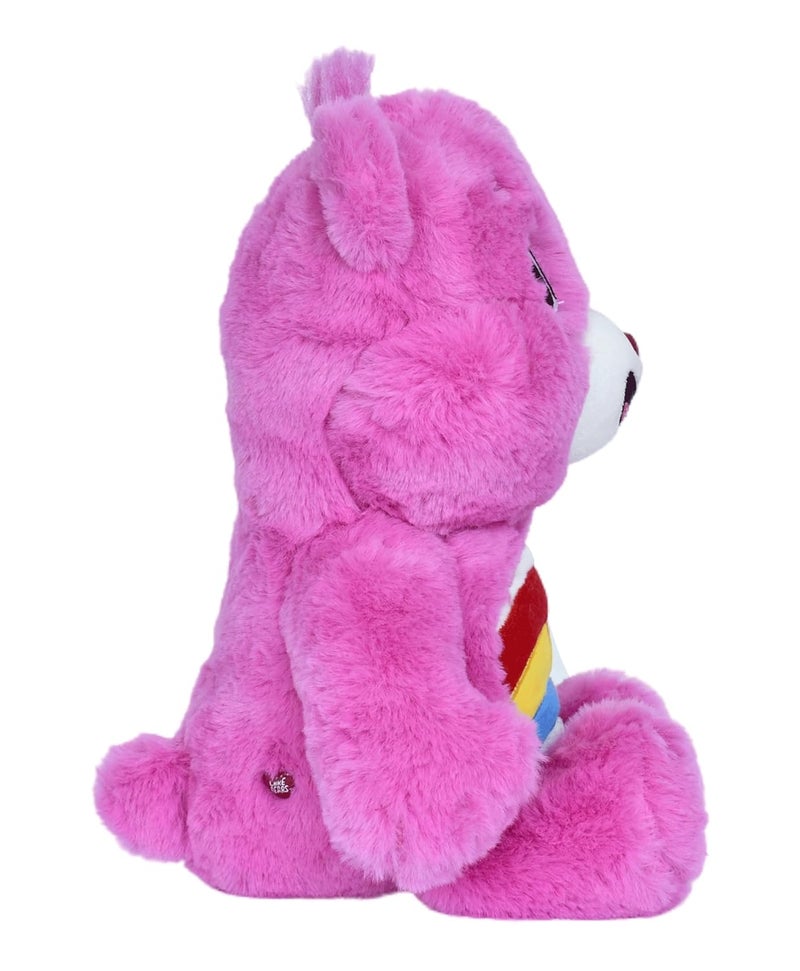 Mirada Care Bears Cheer Bear - Pink Plushie Perfect Stuffed Animal, Birthday Gift, Super Soft and Cuddly – Good for Girls and Boys, Collectors - 35cm - Image 2