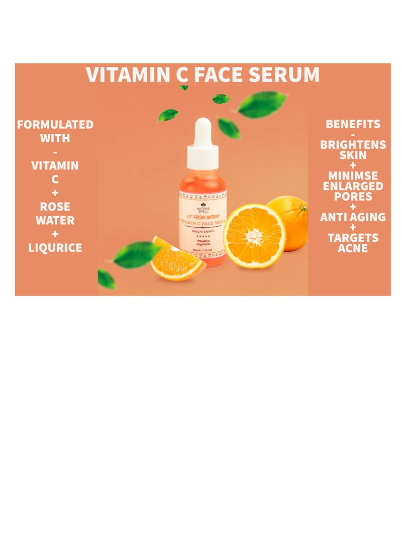 Nature Spell Gentle Exfoliating Vitamin C Whitening Face Serum 30ml  - Image 4