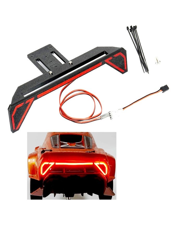 MOSHNOLY Nylon Taillight Lights Kit for Arrma 6S 1/7 Felony,Durable Light Lamp Upgrade Set,RC Taillight LED Light Set Lamp Bar for Arrma 6S Upgrade Part-Not Compatible with Spektrum DX3 Remote Control - Image 1