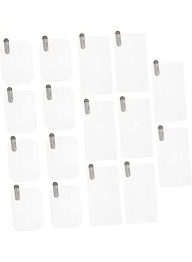 16 Pcs Electrostatic Dash Cam Adhesive Tape For Car Windshield Glass - Image 1