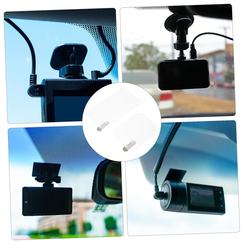 16 Pcs Electrostatic Dash Cam Adhesive Tape For Car Windshield Glass - Image 4
