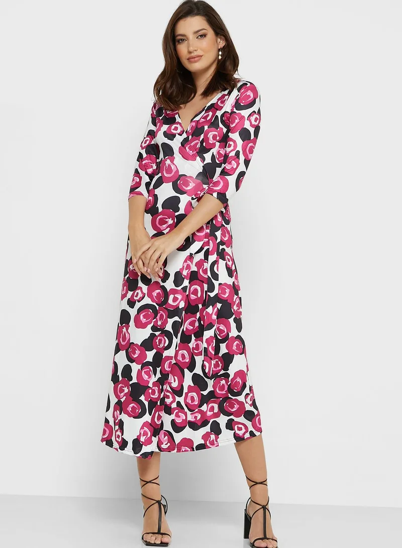 ELLA Printed Long Dress