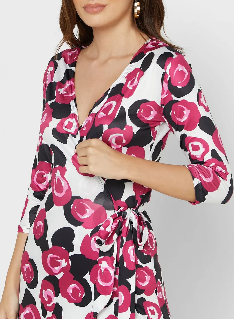 ELLA Printed Long Dress