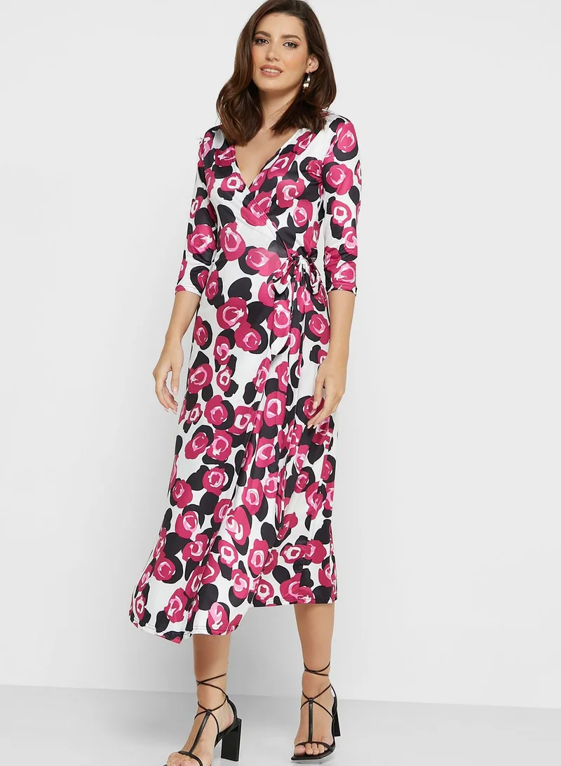 ELLA Printed Long Dress