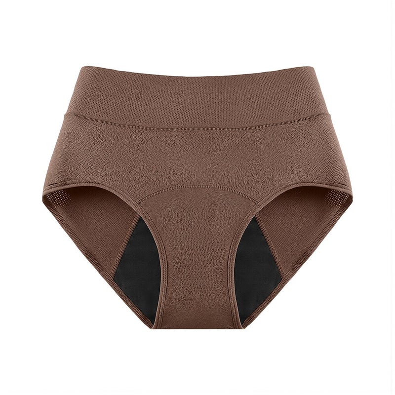Period Underwear for Women High Waist Breathable Mesh 3 Layer Absorbent Leak Proof - Image 1