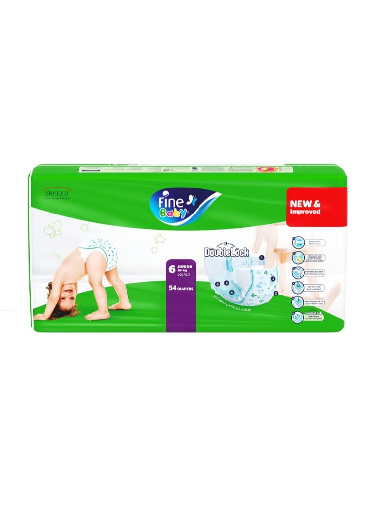 Fine Baby Junior No. 6 / 54 Diapers / +16 kg