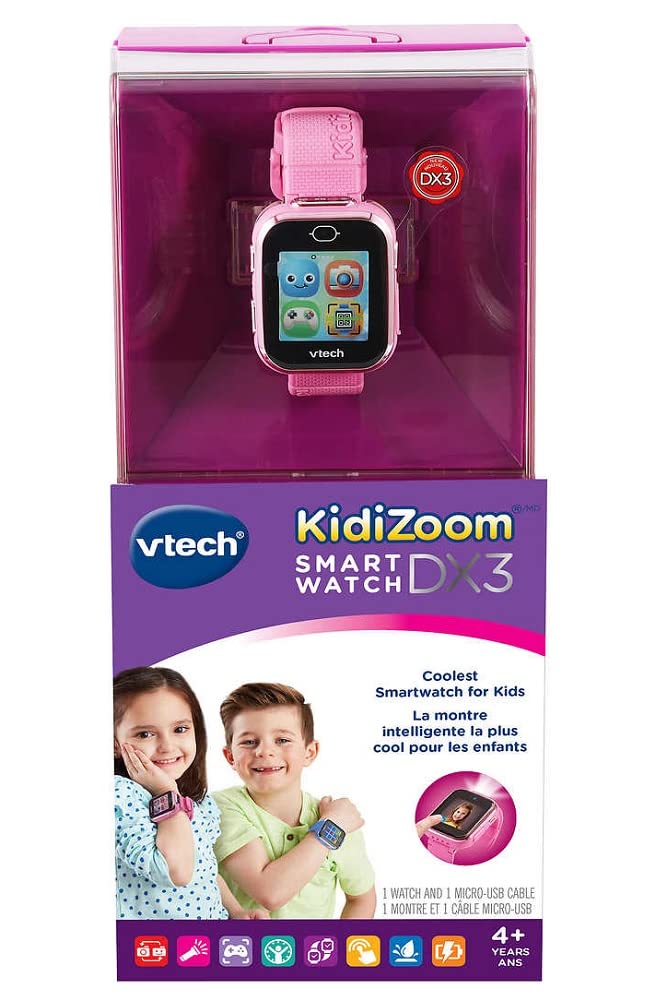 VTech KidiZoom Smartwatch DX3 Pink - Image 3