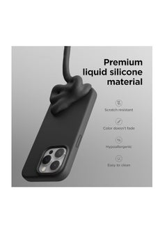Generic Compatible with iPhone 13 Pro Max (6.7 Inch) Case, Liquid Silicone Case, Full Body Protective Cover, Shockproof, Slim Phone Case, Anti-Scratch Soft Microfiber Lining - Wine Red  - Image 3
