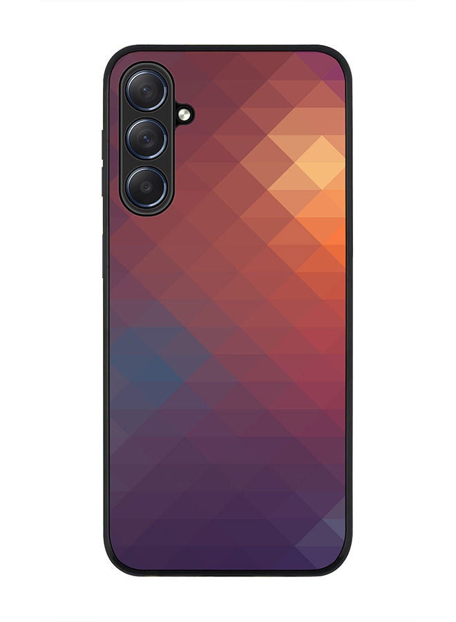 Stylizedd Rugged Black edge case for Samsung Galaxy M54 5G, Slim fit Soft Case Flexible Rubber Edges Anti Drop TPU Gel Thin Cover -  Copper Prism - Image 1