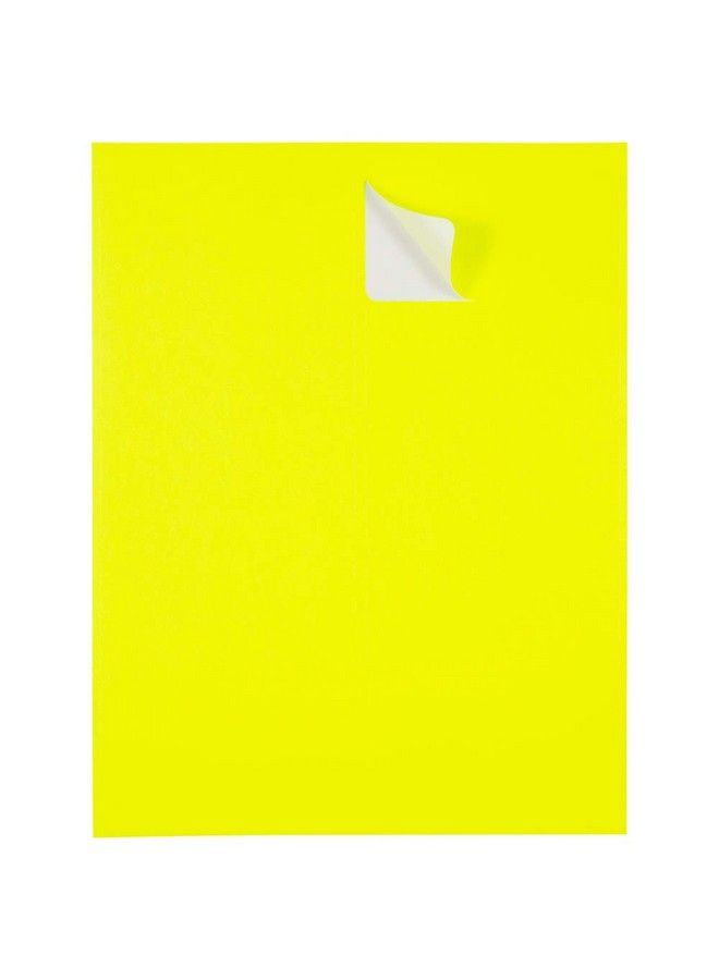 JAM Paper ملصقات عنوان الشحن قياسية 2 × 4 نيون فلوريسنت أصفر 120 عبوة - Image 4