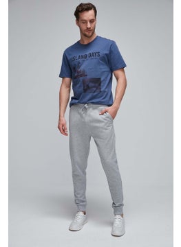 GRIMELANGE IVANO Men's Grey Melanj Sweatpants  - Image 1