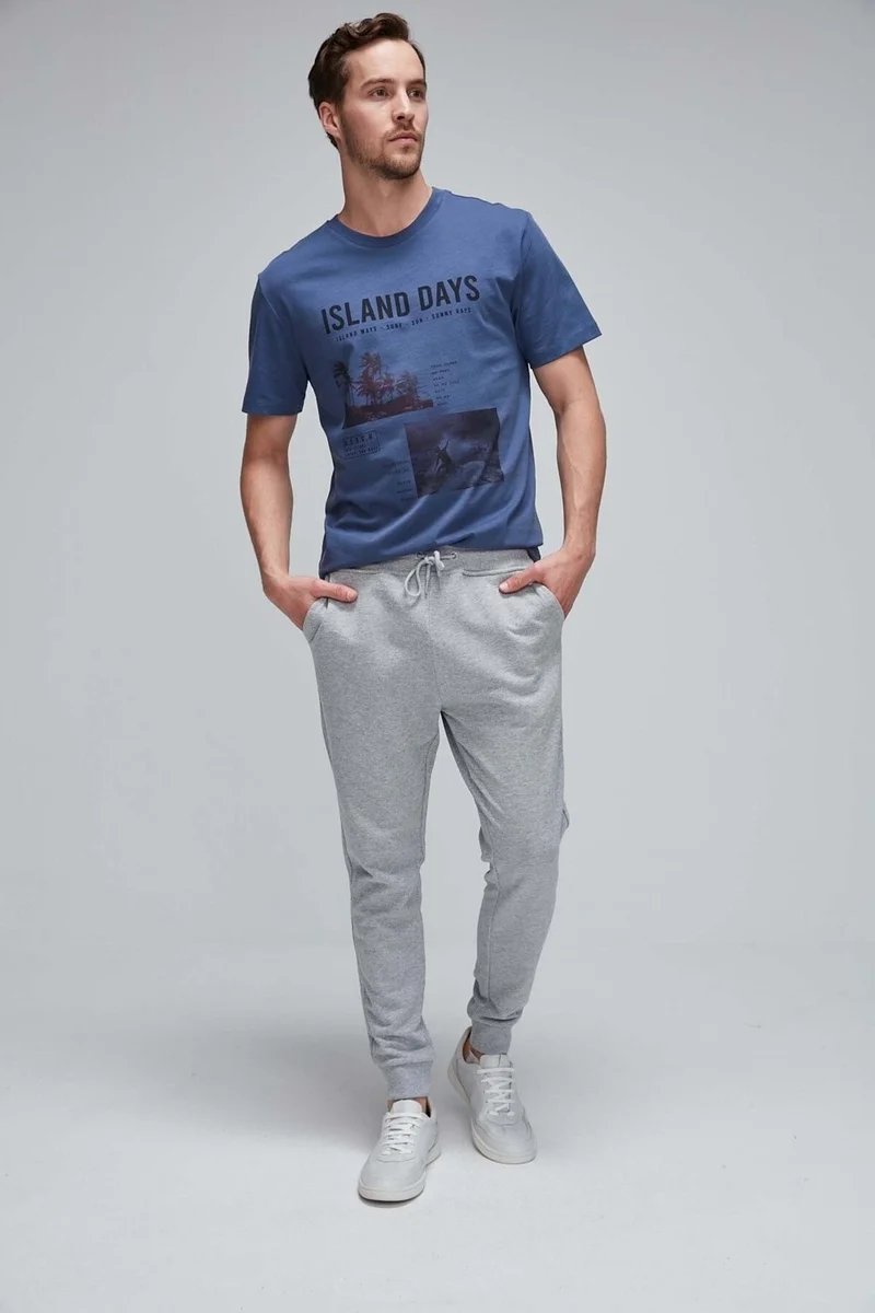 GRIMELANGE IVANO Men's Grey Melanj Sweatpants