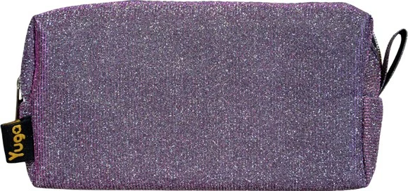 Yuga Makeup Bag Glitter Hologram Purple
