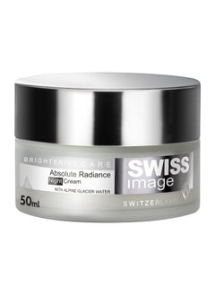 SWISS image Brightening Night Cream with Niacinamide 50 ml Face Cream for Pigmentation & Dark Spot Reduction Improves skin texture & Repair skin Barrier |Men & Women All Skin Types Swiss Made  - Image 1