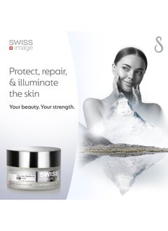 SWISS image Brightening Night Cream with Niacinamide 50 ml Face Cream for Pigmentation & Dark Spot Reduction Improves skin texture & Repair skin Barrier |Men & Women All Skin Types Swiss Made  - Image 2