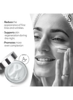SWISS image Brightening Night Cream with Niacinamide 50 ml Face Cream for Pigmentation & Dark Spot Reduction Improves skin texture & Repair skin Barrier |Men & Women All Skin Types Swiss Made  - Image 4