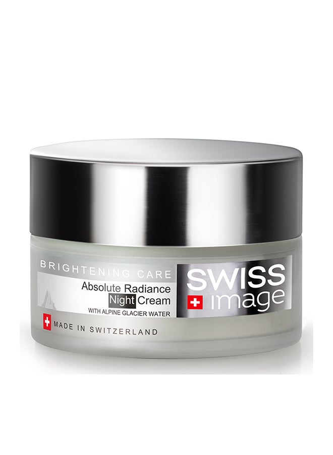 SWISS image Brightening Night Cream with Niacinamide 50 ml Face Cream for Pigmentation & Dark Spot Reduction Improves skin texture & Repair skin Barrier |Men & Women All Skin Types Swiss Made - Image 1