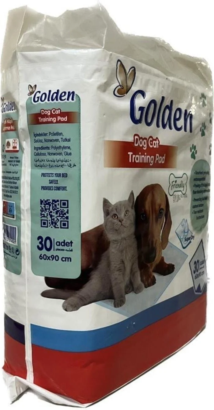 Golden Cat-Dog Exercise Pad (30 Pieces) (Cat-Dog Pee Pad) Pee Pad
