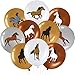 Suilung 40 Pcs 12 Inch Horse Balloon Western Party Horse Balloons Cowboy Decoration Kit Black Brown Rodeo Farm Cowboy Cowgirl Latex Balloons Bulk for Baby Shower Birthday Arch DecorBrown White Silver - Image 2