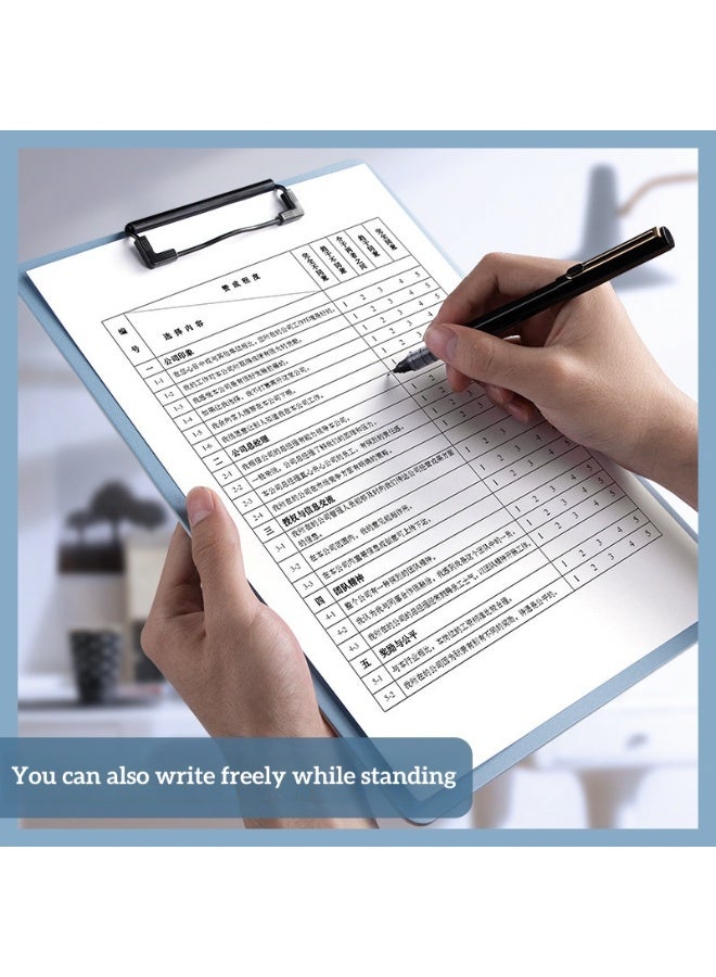 A4 حجم الحافظة البلاستيكية كتابة المجلس الأسود - Image 3