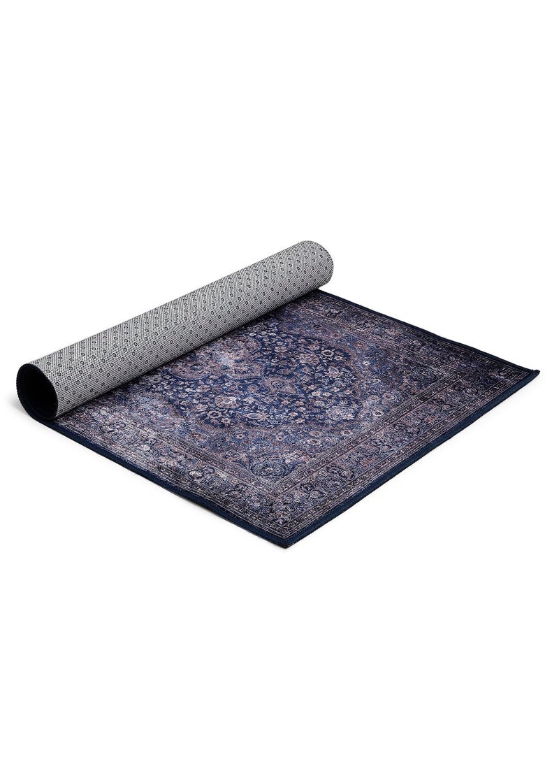 Status Contract Status Contract Rugs for Living Room | (4ft x 6ft) (Print) Carpet for Living Room Decor | Anti Skid Backing Home Essentials | Boho Rugs for Living Room, ice Velvet, Multicolor, Rectangular  - Image 4