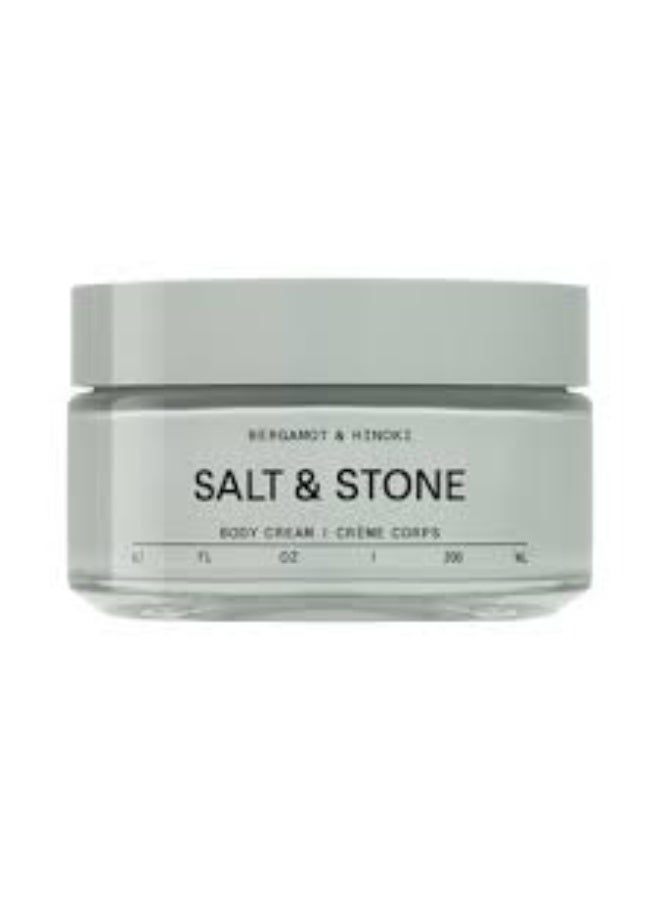 SALT & STONE Body Cream Bergamot & Hinoki 200ml - Image 1